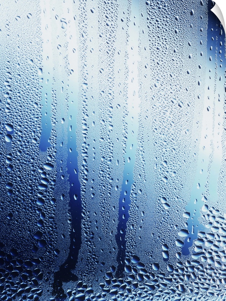 Water Droplets And Condensation On Glass