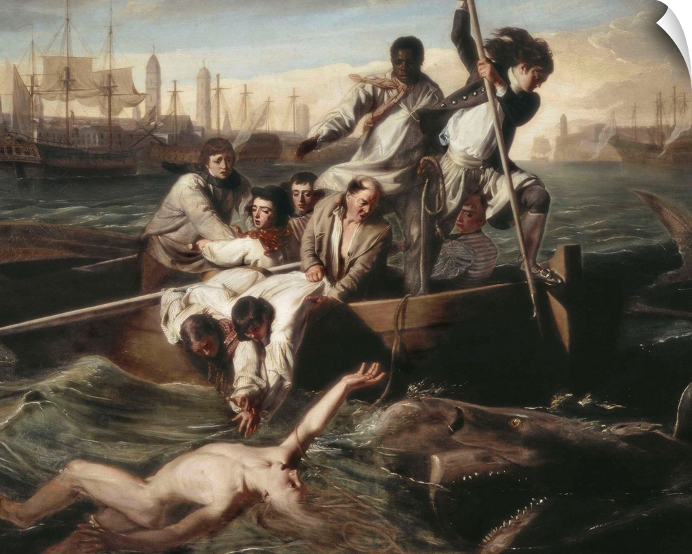 COPLEY, John Singleton (1738-1815). Watson and the Shark. 1778. Oil on canvas. UNITED STATES OF AMERICA. Washington. Natio...