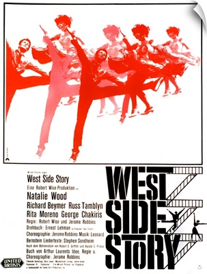 West Side Story, German Poster Art, 1961