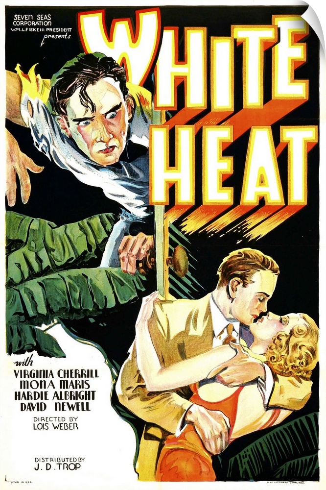 White Heat - Vintage Movie Poster
