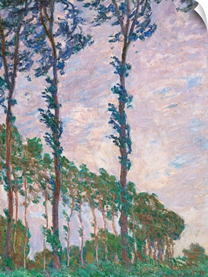 Wind Effect, Series of Poplars, by Claude Monet, 1891. Musee d'Orsay, Paris, France