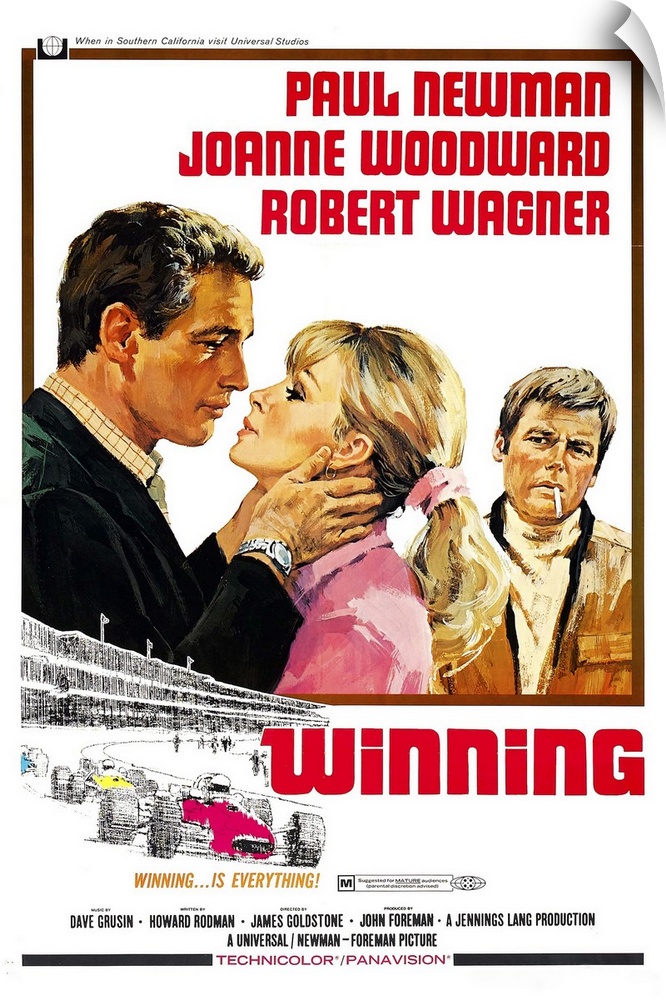 Winning - Vintage Movie Poster