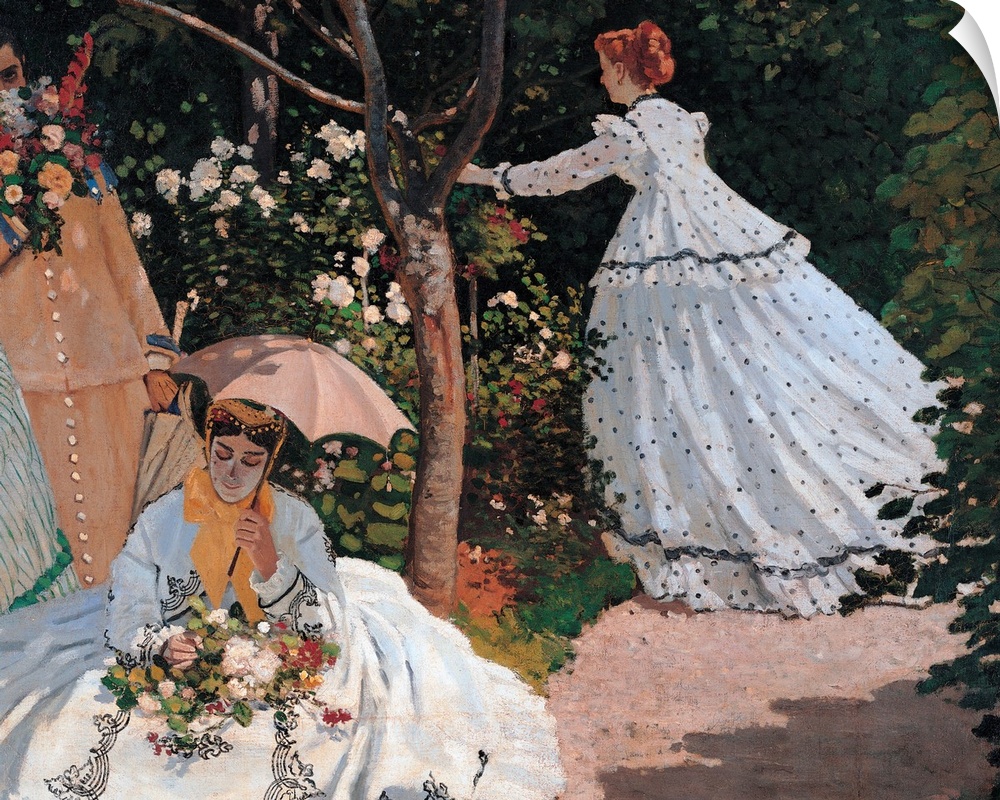 Women in the Garden, by Claude Monet, 1866 - 1867, 19th Century, oil on canvas, cm 255 x 205 - France, Ile de France, Pari...