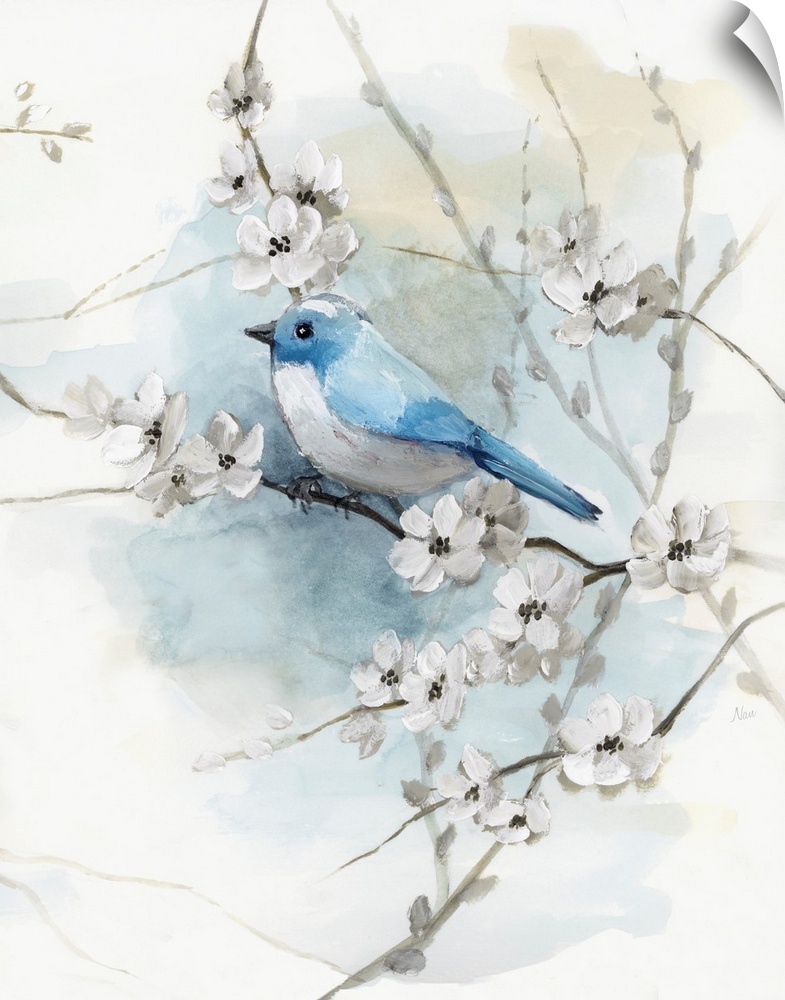 Blossoms And Bluebird II