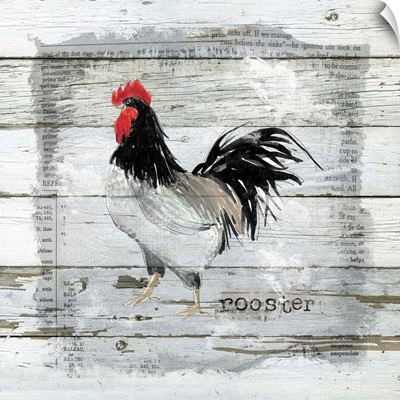 Farmhouse Collage Rooster