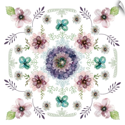 Floral Kaleidoscope I