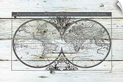 World Map Hemispheres