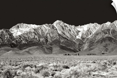 Sierra Nevada Mountains I Black and White