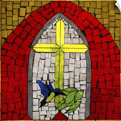 Stained Glass Cross II