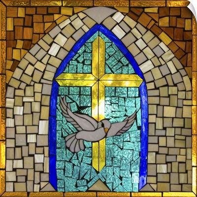 Stained Glass Cross V