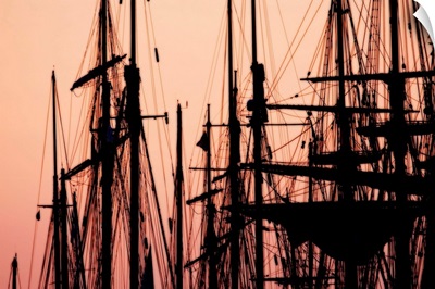 Tall Ships at Sunset 2