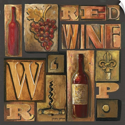 Type Set Wine Square I