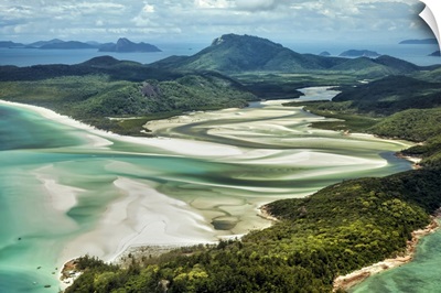 Whitsunday Island and Whitehaven Beach from Above