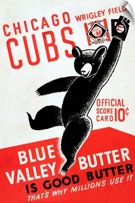1939 Chicago Cubs Baseball Scorecard
