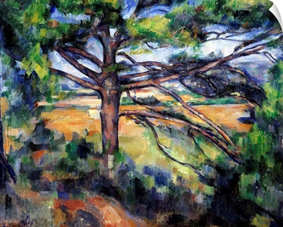 A big pine tree near Aix by Paul Cezanne
