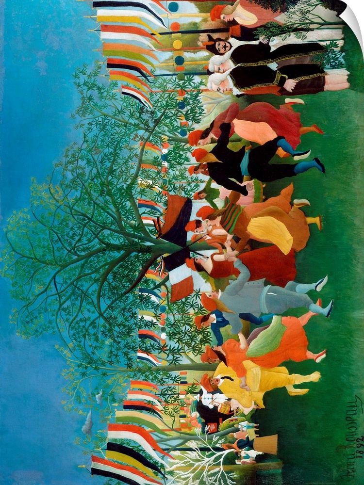 Henri Rousseau (French, 1844-1910), A Centennial of Independence, 1892, oil on canvas, 111.8 x 158.1 cm (44 x 62.2 in), Th...