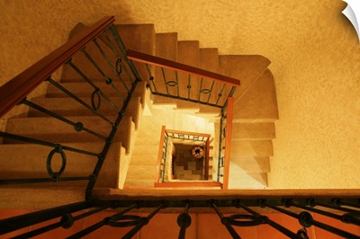 A stairwell