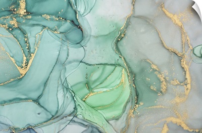 Abstract Colorful Marble Texture, Alcohol Ink Colors Translucent