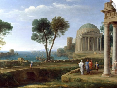 Aeneas In Delos By Claude Lorrain