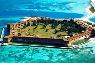 Aerial View Of Fort Jefferson