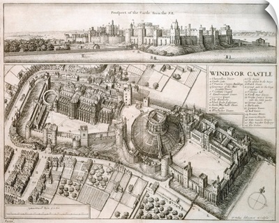 Aerial View Of Windsor Castle