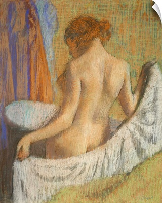 After The Bath By Edgar Degas
