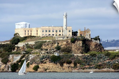 Alcatraz Island in San Francisco Bay, California.