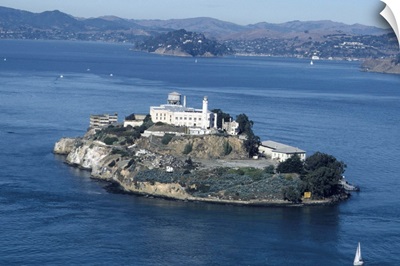 Alcatraz, San Francisco, CA, USA, aerial view