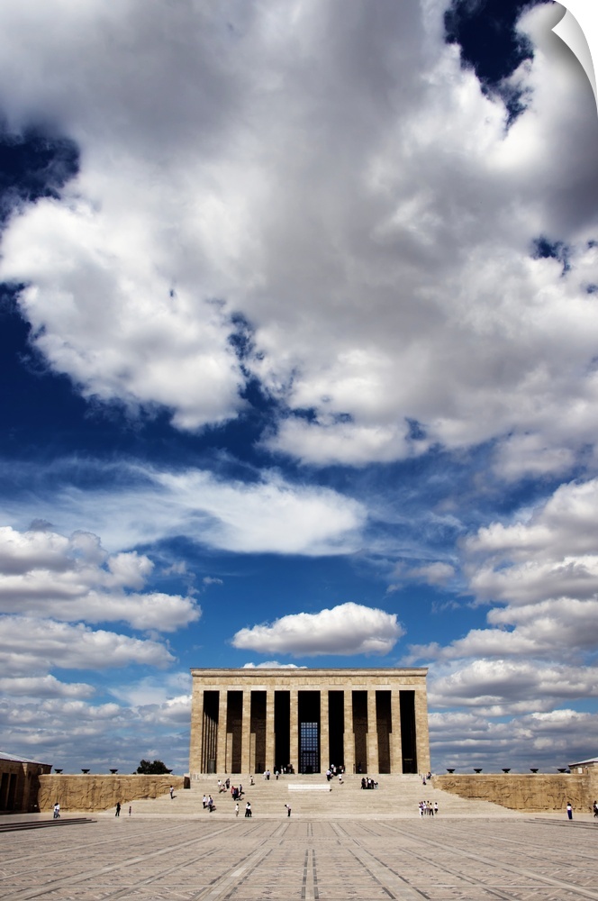 Anitkabir  Mausoleum  of Mustafa Kemal Ataturk the leader of the Turkish War of Independence and the founder and first Pre...