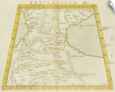Antique map of Armenia