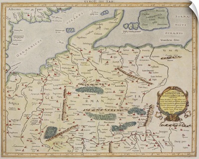 Antique map of Germania