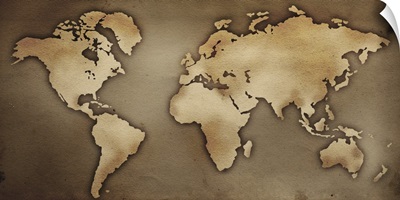 Antique world map