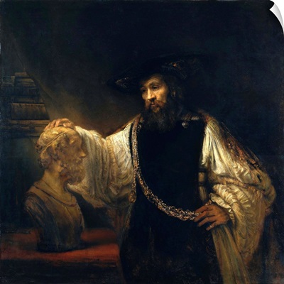 Aristotle With A Bust Of Homer By Rembrandt Harmensz Van Rijn