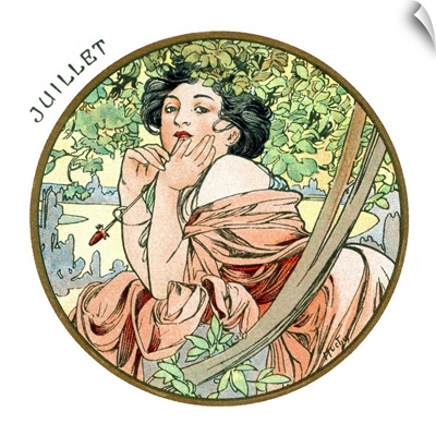 Art Nouveau Juillet (July)
