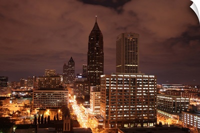 Atlanta, Georgia, during Earth Hour