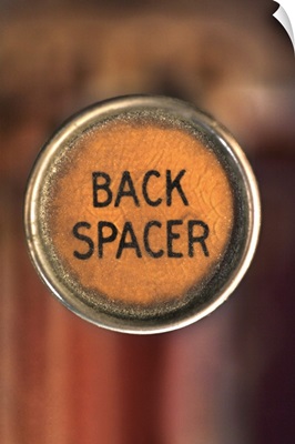 Backspace typewriter key