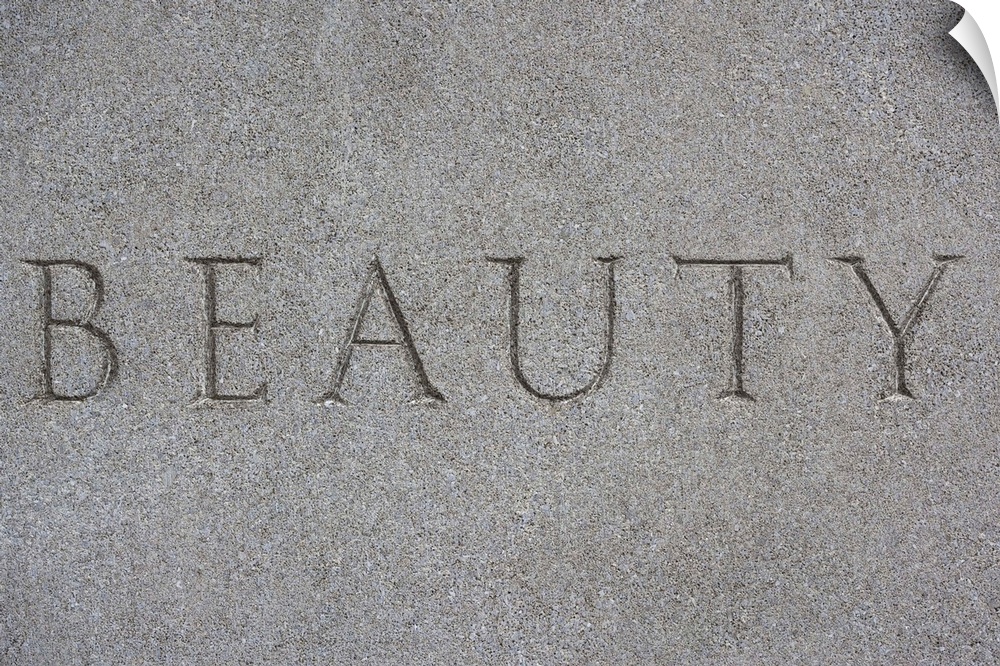 Word etched in stone