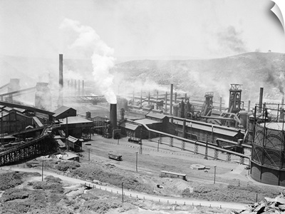 Bethlehem Steel Mill in Johnstown, Pennsylvania, 1937