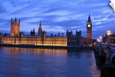 Big Ben and the Houses of Parliament in London