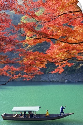 Boat ride at Arashiyama, Kyoto Prefecture, Japan