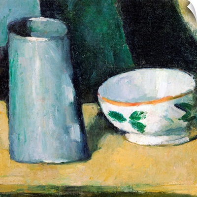 Bowl And Milk-Jug By Paul Cezanne