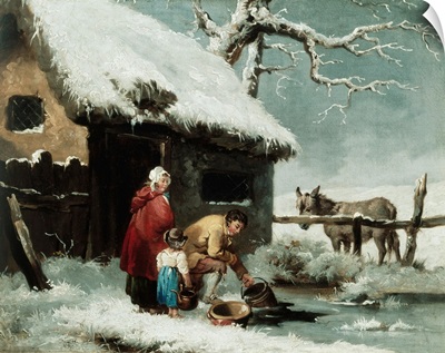 Breaking The Ice By George Morland