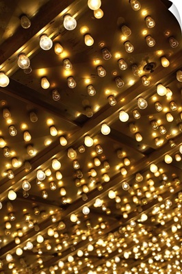 Bright ceiling lights