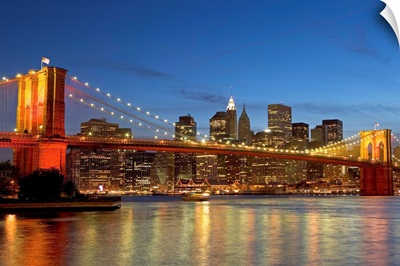 Brooklyn Bridge And East River