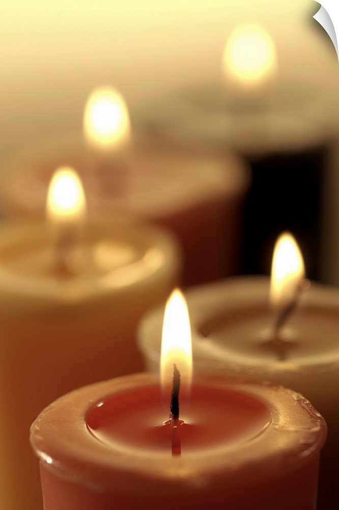 Candles lit