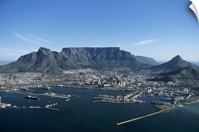 Capetown, aerial view, South Africa