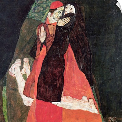 Cardinal And Nun (Tenderness) By Egon Schiele