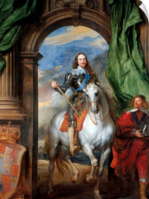 Charles I With Monsieur De St Antoine By Anthony Van Dyck