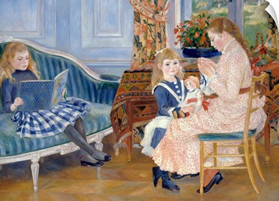 Children's Afternoon At Wargemont By Pierre-Auguste Renoir