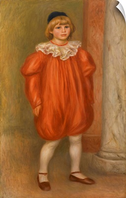 Claude Renoir In Clown Costume By Pierre-Auguste Renoir